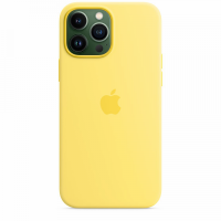 Накладка Silicone Case Magsafe для iPhone 13 Pro Max (Lemon Zest)